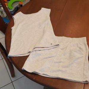 Fabletics tank and skirt
